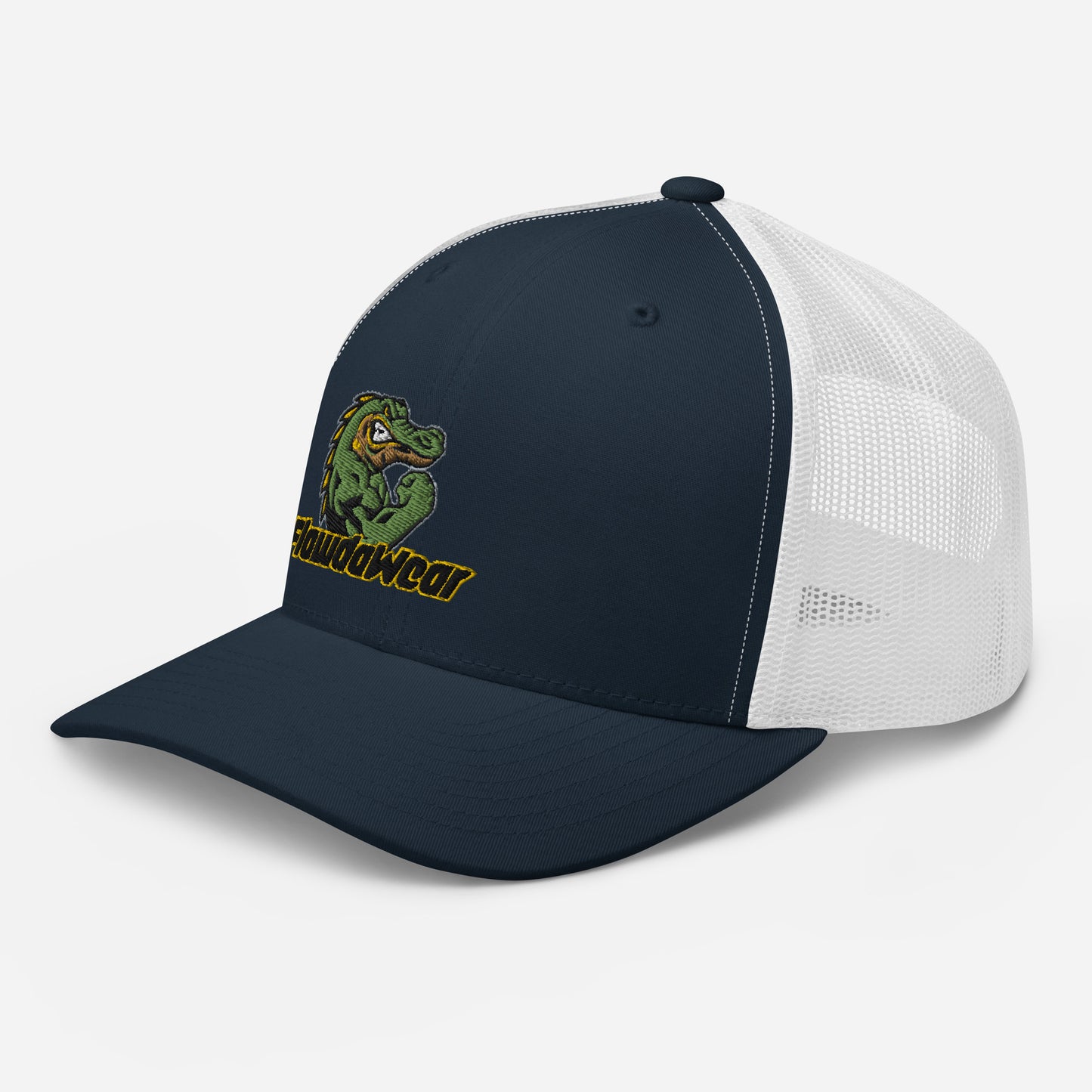 Navy/White Flawdawear Limited Edition OG Alligator Papuh Playuz Retro Truckuz Playuz Hat