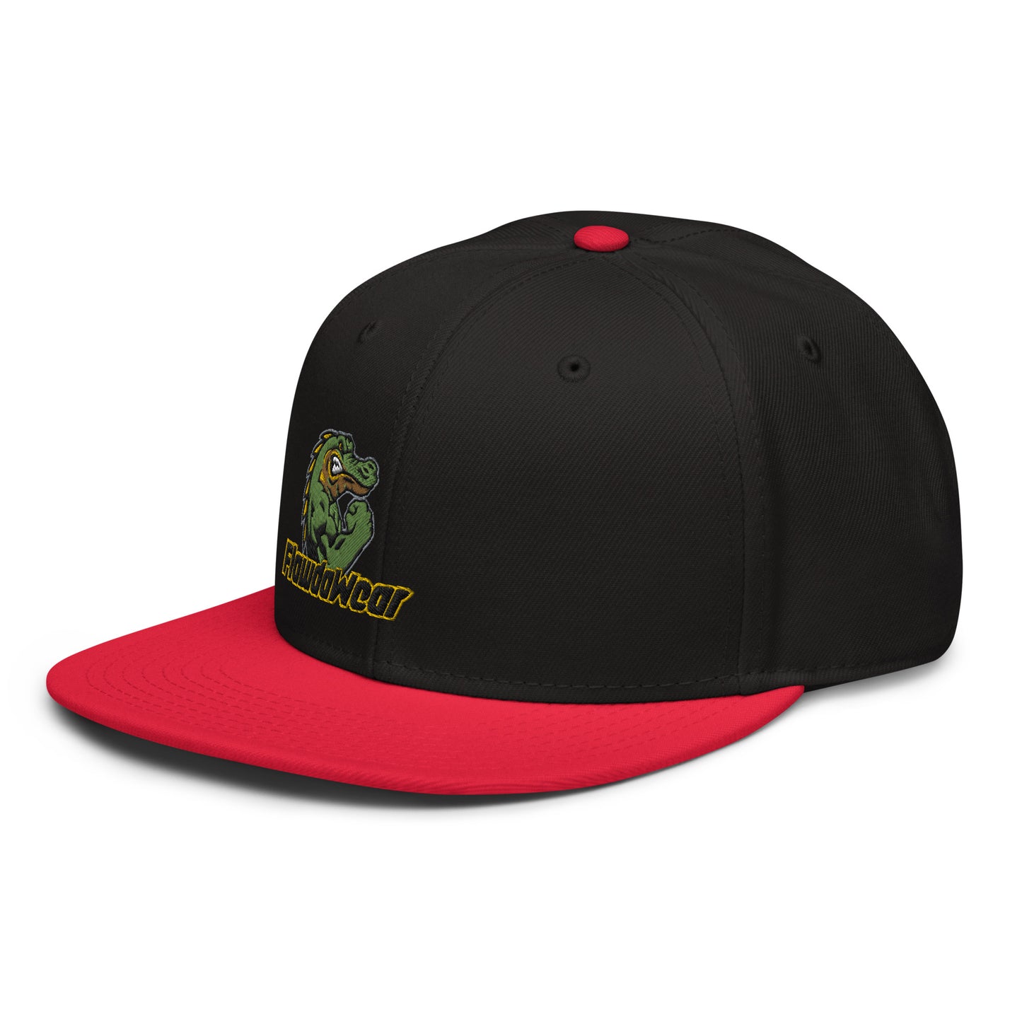 Red/Black/Black Flawdawear Limited Edition OG Alligator Papuh Playuz Snapback Otto Playuz Cap