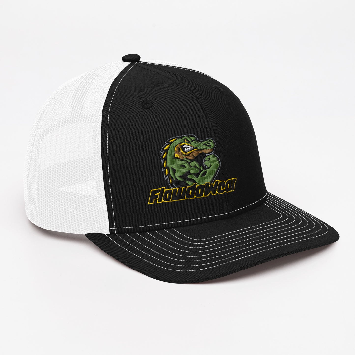 Black/White Flawdawear Flawda Mane Limited Edition OG Snapback Trucka Playuz Cap