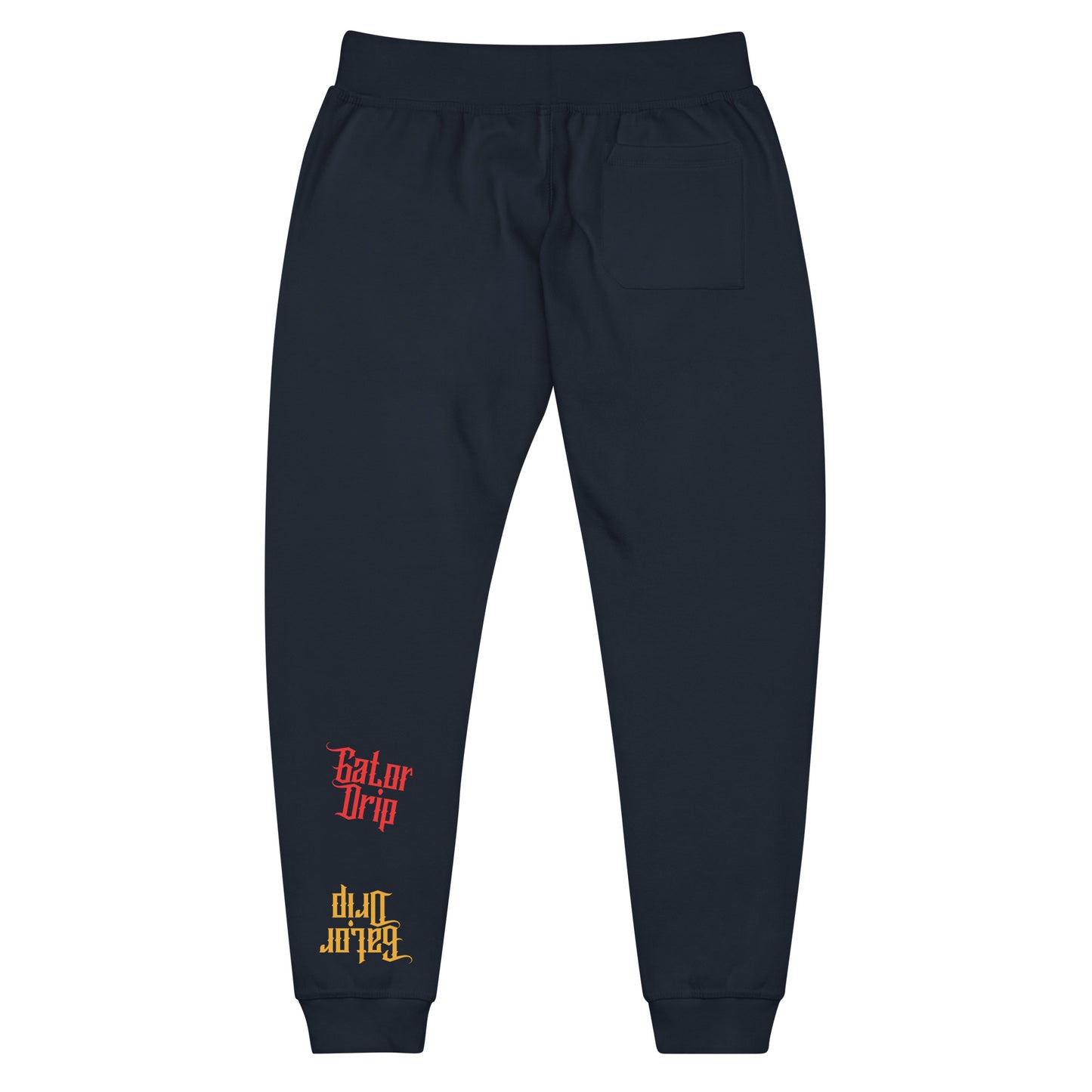 Navy Gator Drip Exclusive Supa-Heavy Excess-Stunna Flex Alligator Playuz Limited Edition OG Multi-Logo Logo Fleece Playuz Sweatpants