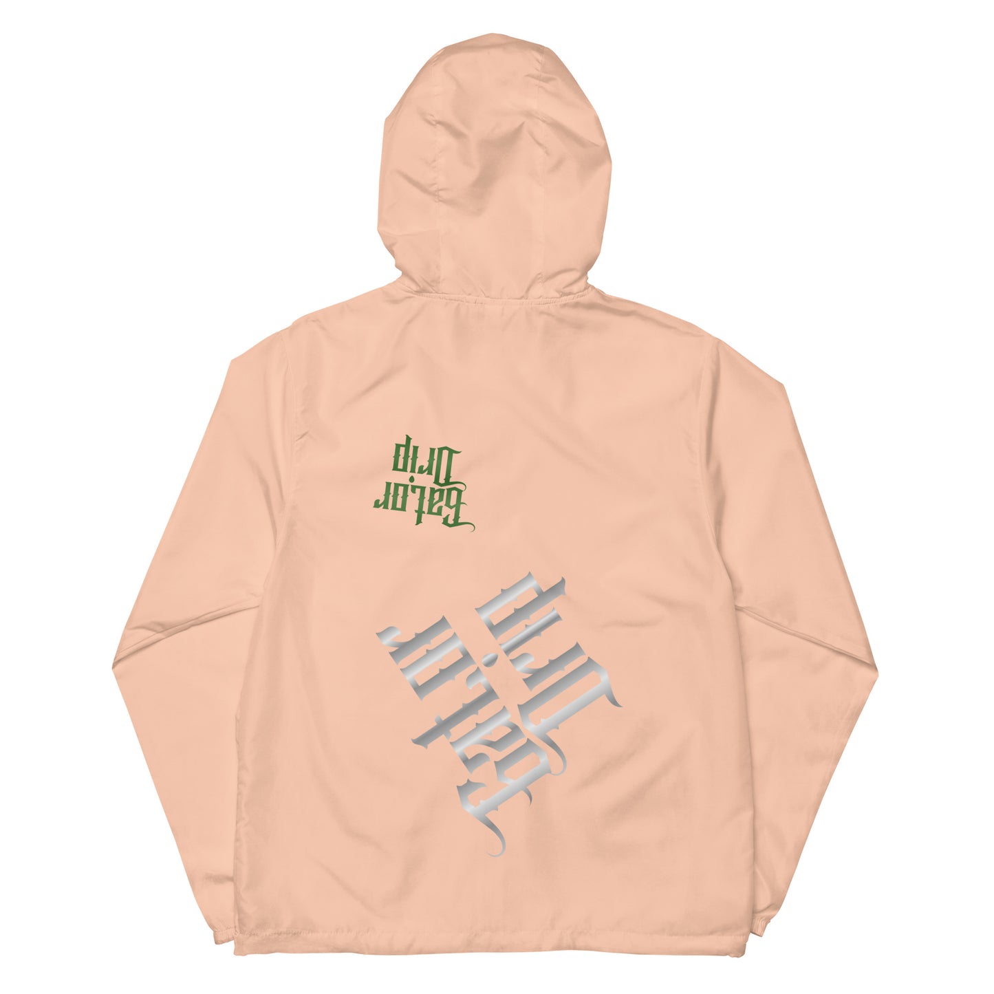 Blush/White Zipper Gator Drip Multi-Logo Chopped Exclusive Supa-Heavy Excess-Stunna Flex Alligator Playuz Limited Edition OG Lightweight Zip-Up Playuz Windbreaker