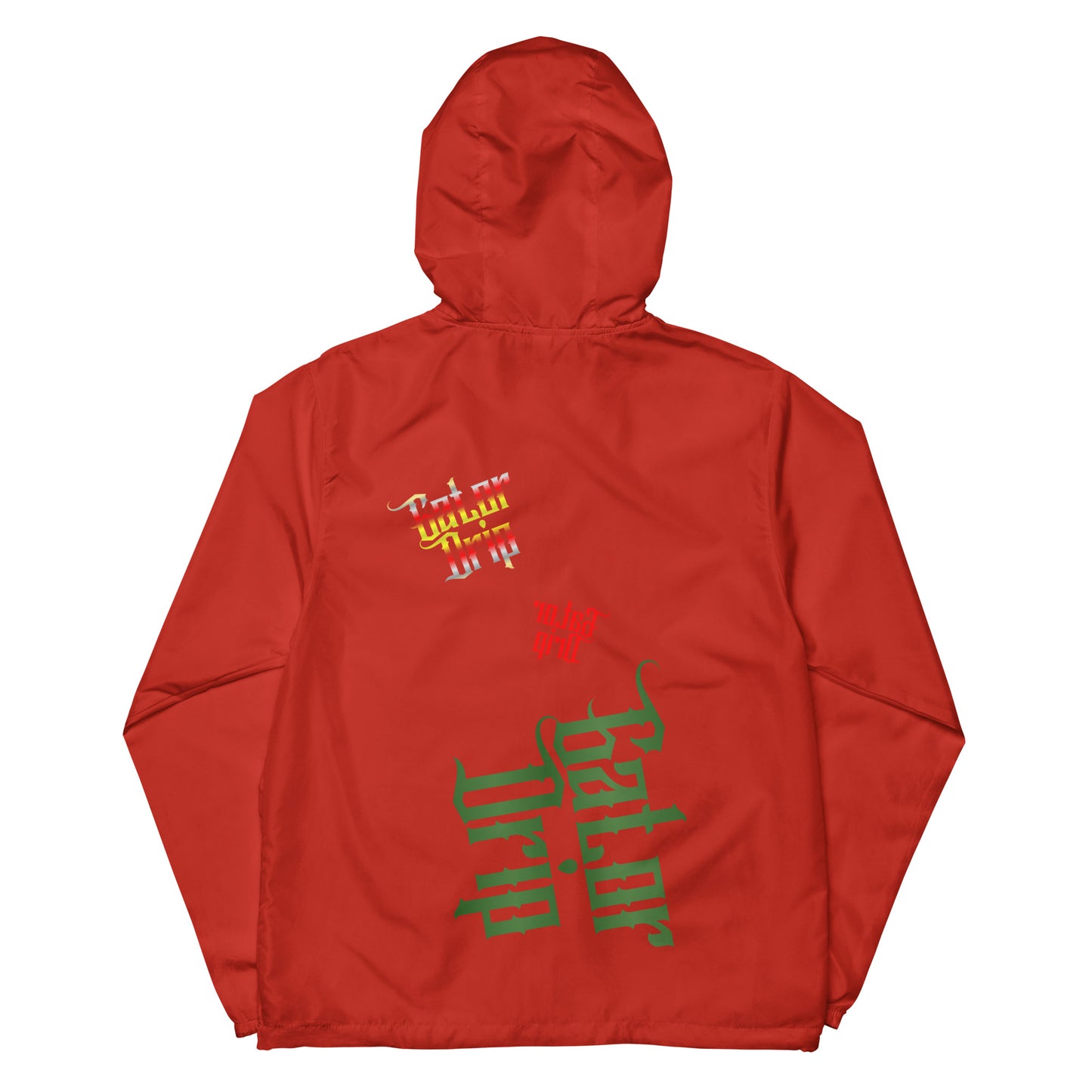 Red Gator Drip Multi-Logo Chopped Exclusive Supa-Heavy Excess-Stunna Flex Alligator Playuz Limited Edition OG Lightweight Zip-Up Playuz Windbreaker