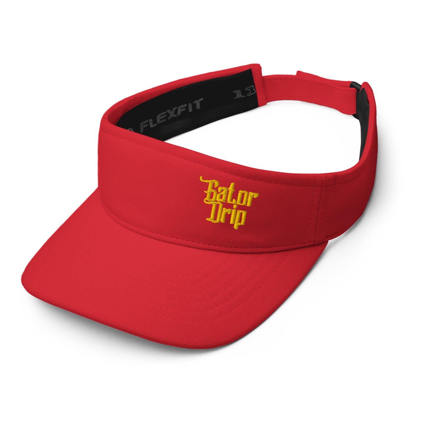 Red Gator Drip Exclusive Supa-Heavy Excess-Stunna Hypa-Flex Alligator Playuz Limited Edition OG Yellow Logo Playuz Visor