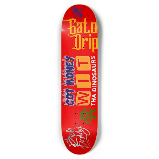 Red Gator Drip Pop "Money Wit Dinosaurs" Limited