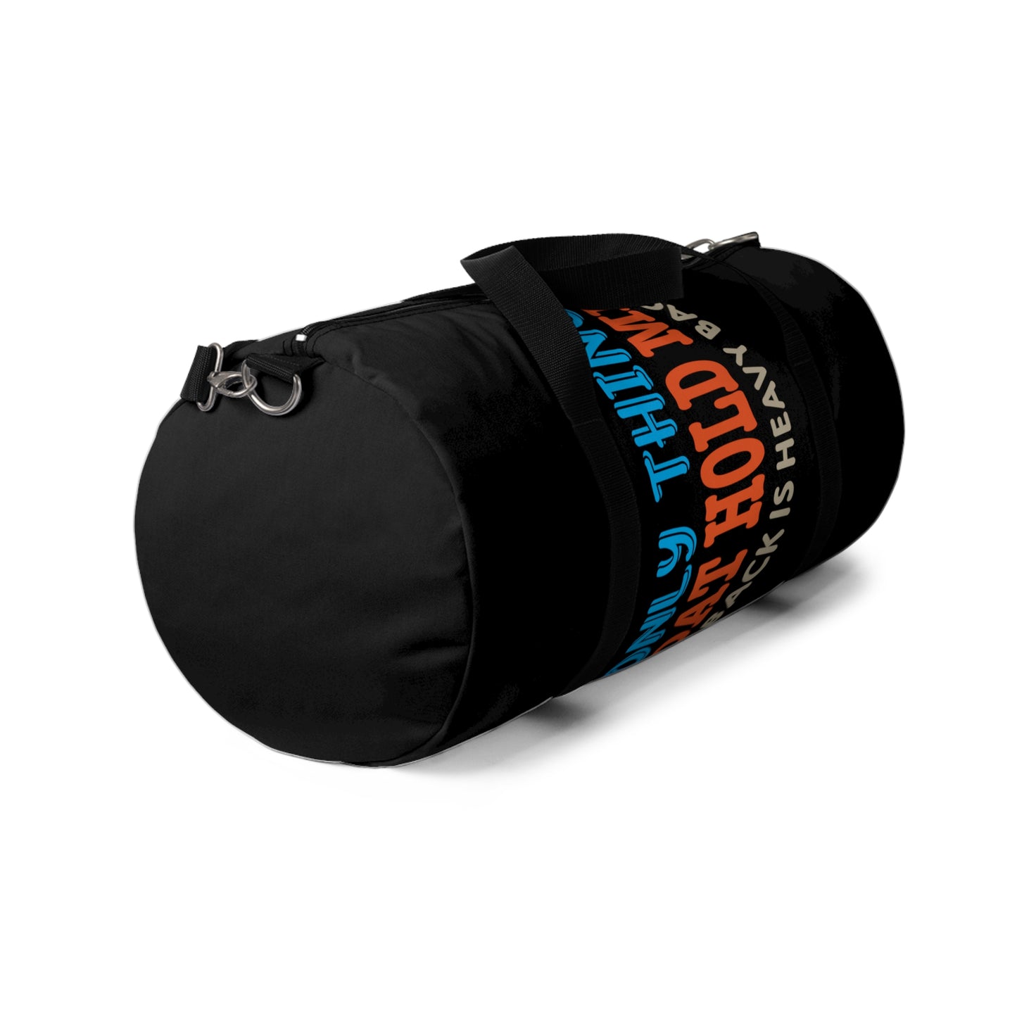 Black Flawdawear Limited Edition OG Rich Daddy “Only Thing Dat Hold Me Back Is Heavy Bag” Large Duffle Playuz Bag