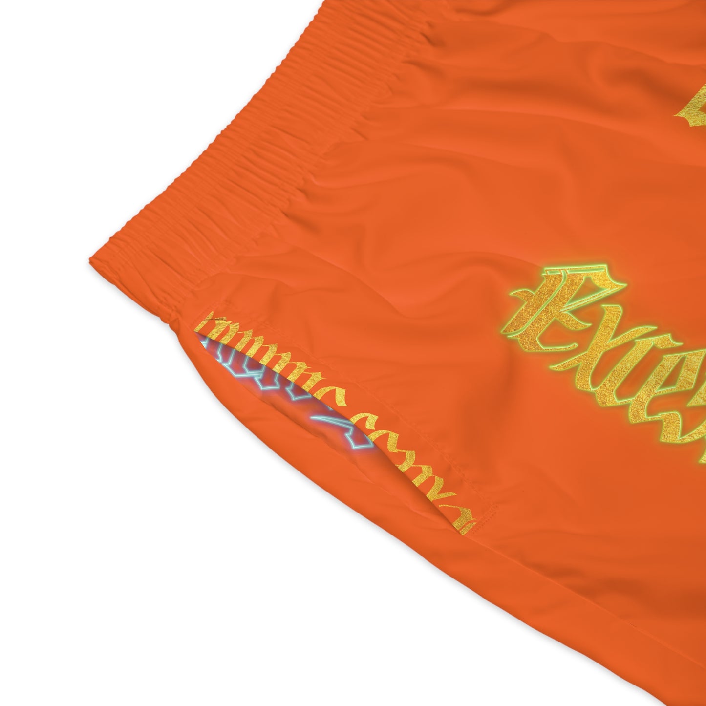 Orange Gator Drip Exclusive Supa-Heavy Excess-Stunna Hypa-Flex Limited Edition OG “Excess-Stunna Collection” Men's Jogguz Playuz Shorts