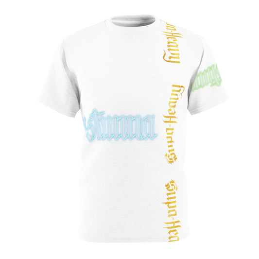 White Gator Drip Exclusive Supa-Heavy Excess-Stunna Hypa-Flex Limited Edition OG “Excess-Stunna Collection” Unisex Cut & Sew Playuz Tee