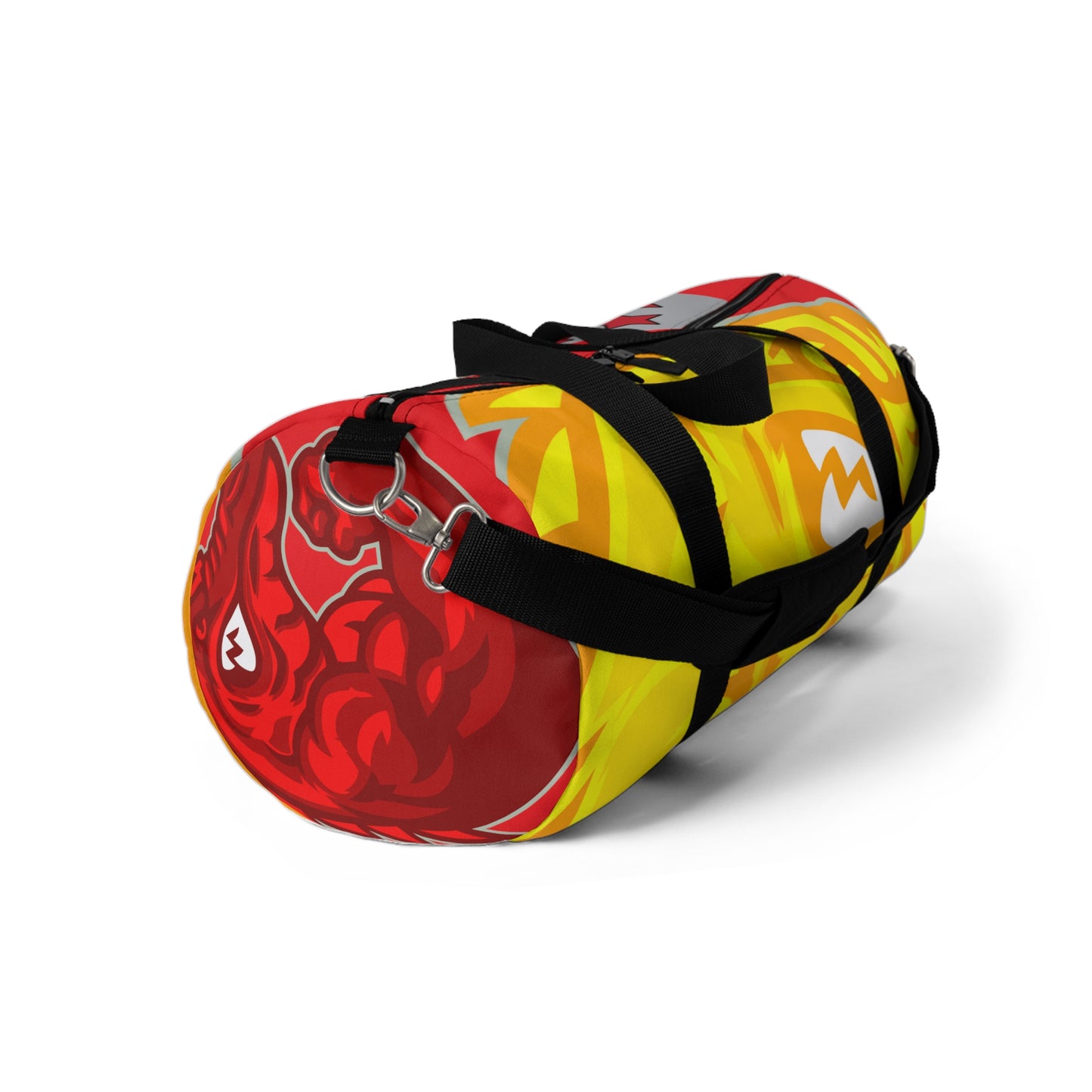 Red/Yellow Flawdawear Limited Edition OG Flawda Mane “From Ramen Noodles To 5 Star” Duffel Playuz Bag