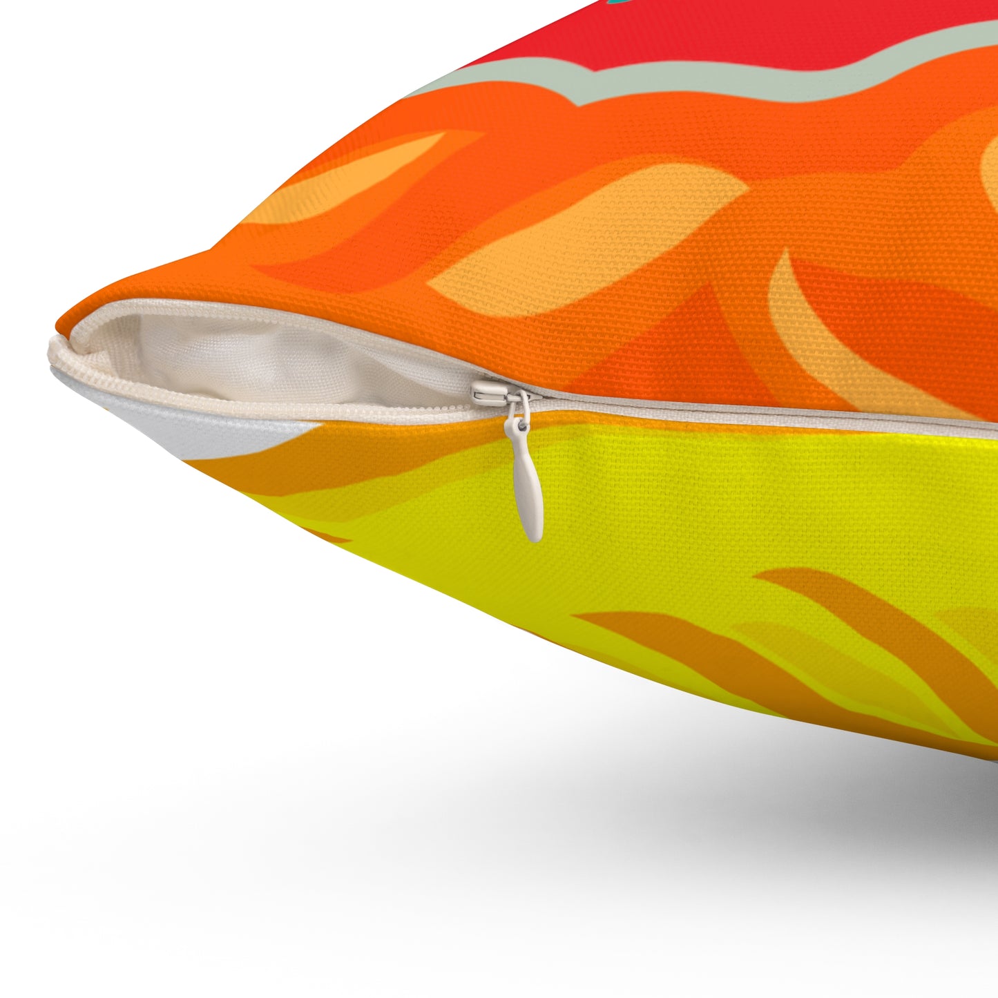 Red Flawdawear Limited Edition OG Rich Daddy “Attorney Fees Collected Back 2 Cakewood” Spun Polyester Square Playuz Pillow