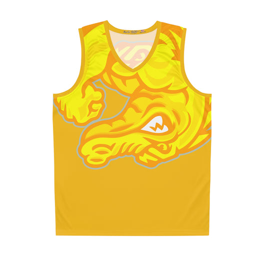 Yellow Flawdawear Limited Edition OG Rich Daddy “Everytime U See Me I’m 100K Richa” Men’s Basketball Playuz Jersey