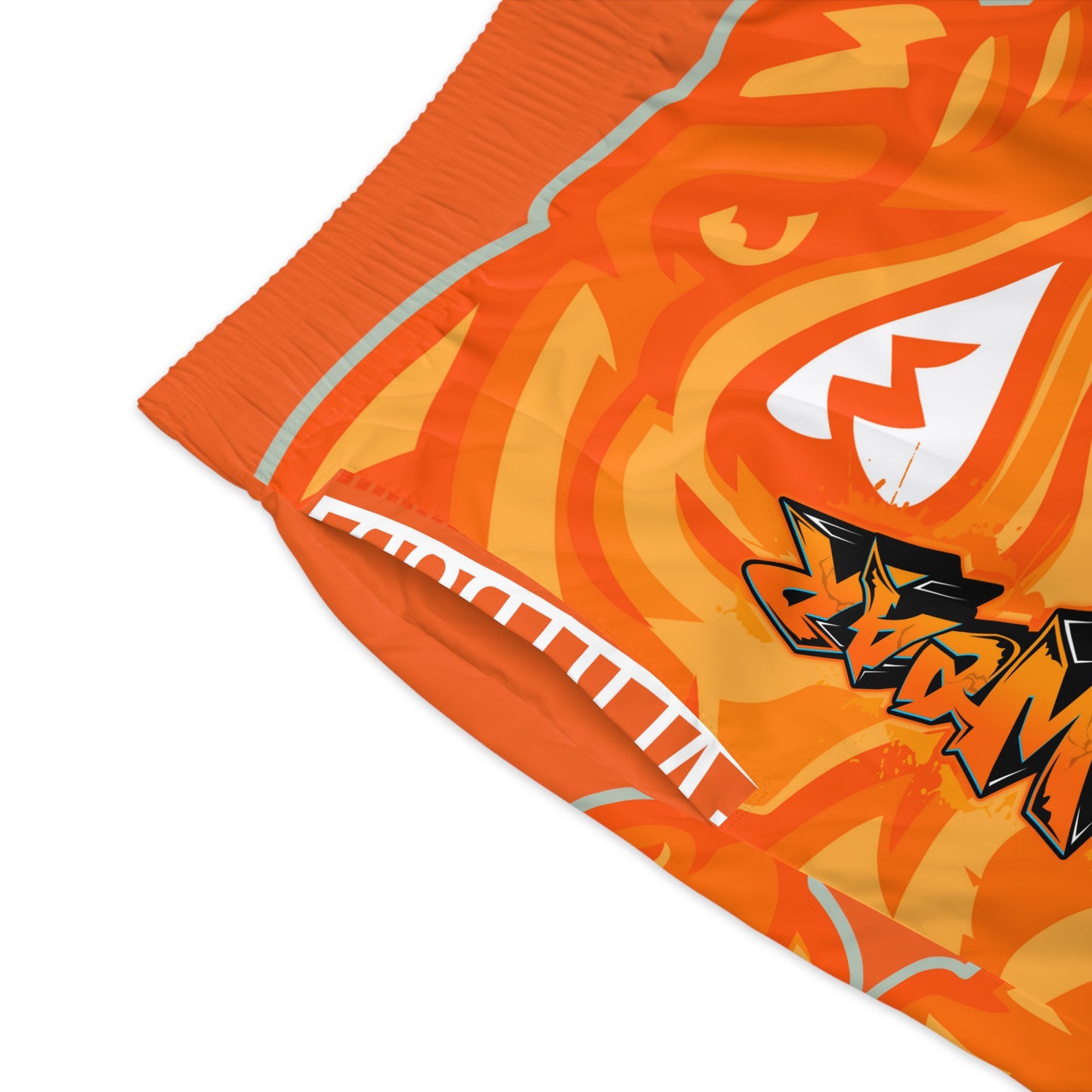 Orange Flawdawear Limited Edition OG Flawda Mane “Everybody Know Me” Men’s Jogguz Playuz Shorts