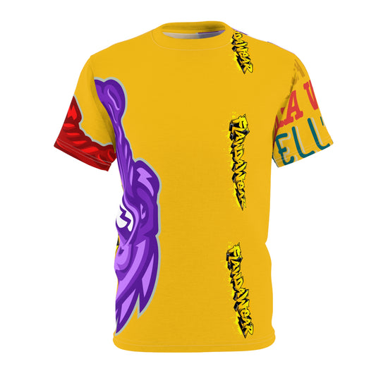 Yellow Flawdawear Limited Edition OG Rich Daddy “Rich Daddy AKA What U Tell’n ME?” Unisex Cut & Sew Playuz Tee