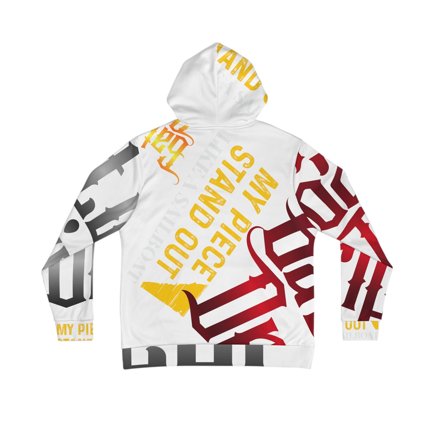 White Gator Drip Exclusive Supa-Heavy Excess-Stunna Hypa-Flex Limited Edition OG Flawda Mane “My Piece Stand Out Like A Sailboat” Men's Playuz Hoodie