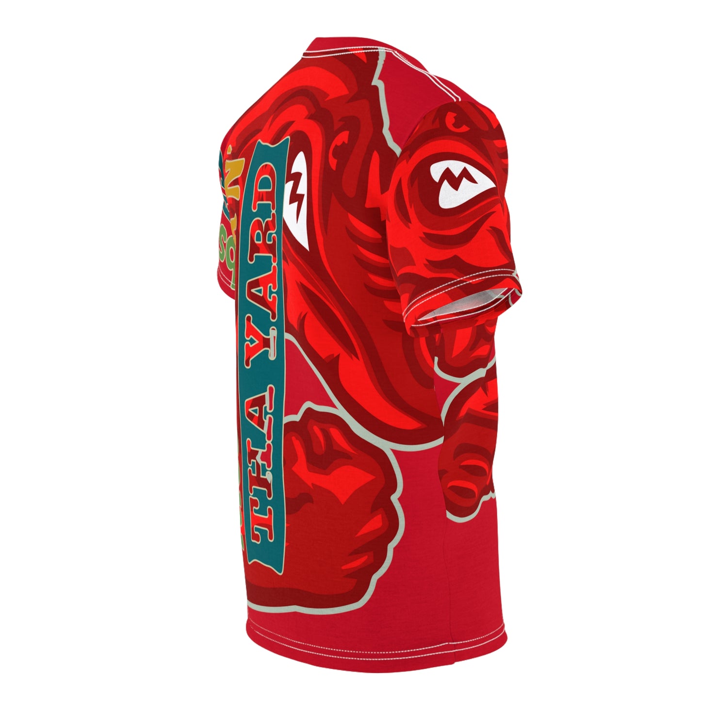 Red Flawdawear Limited Edition OG Flawda Mane “Ribs Cook’n N’ Tha Yard” Unisex Cut & Sew Playuz Tee