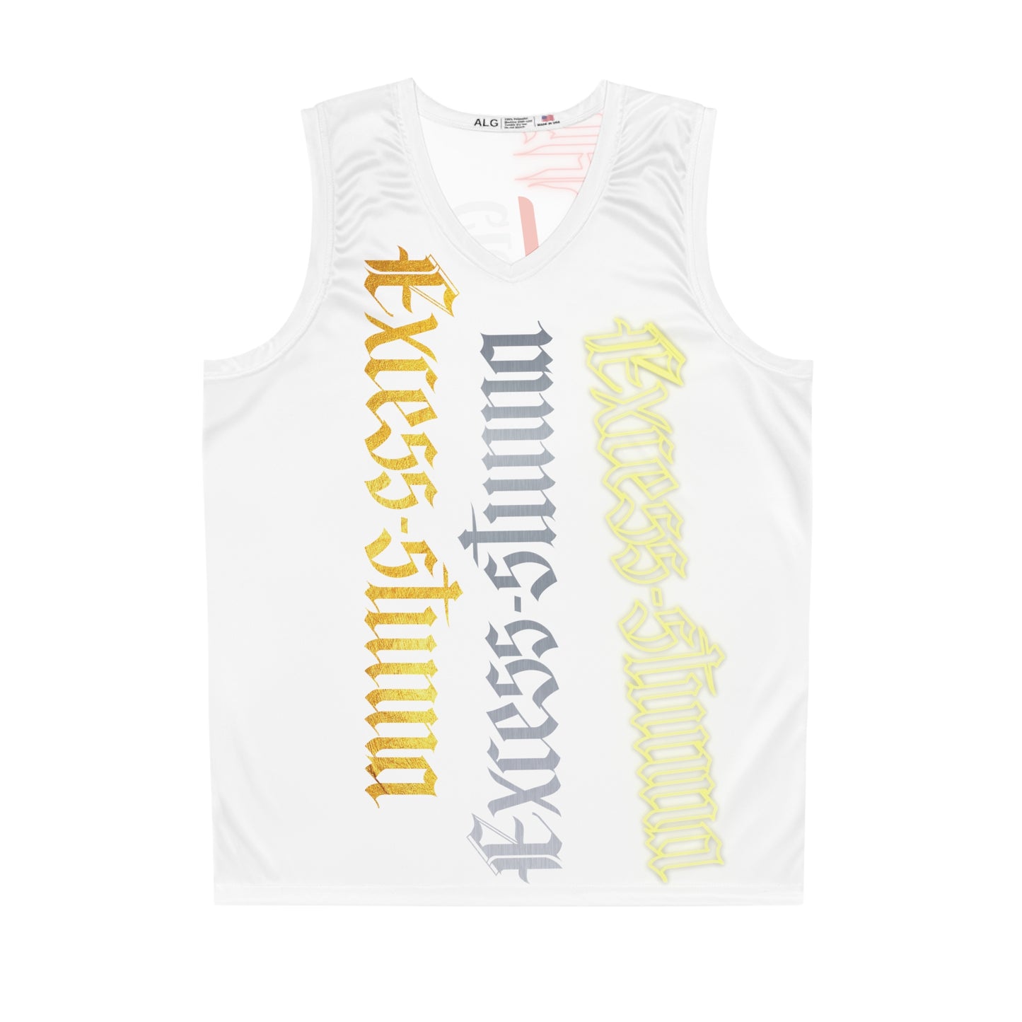 White Flawdawear Limited Edition OG Rich Daddy “Will We Do A Show Gladly But U Gotta Pay Us In Bags G” Basketball Playuz Jersey