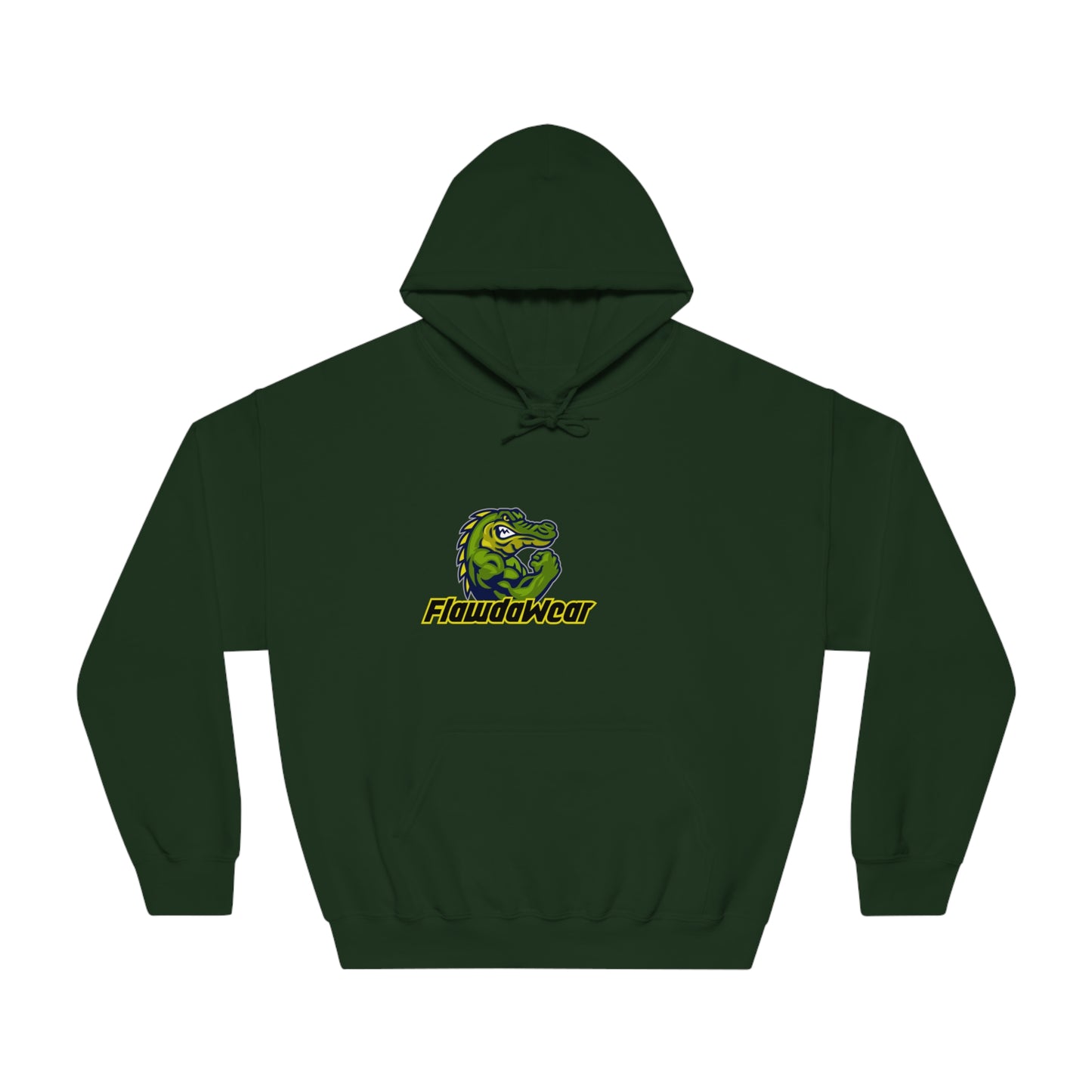 Forest Green Flawdawear Limited Edition OG Rich Daddy "A Hatuh Put Tha Bling In My Diamond" Unisex Hooded Playuz Sweatshirt