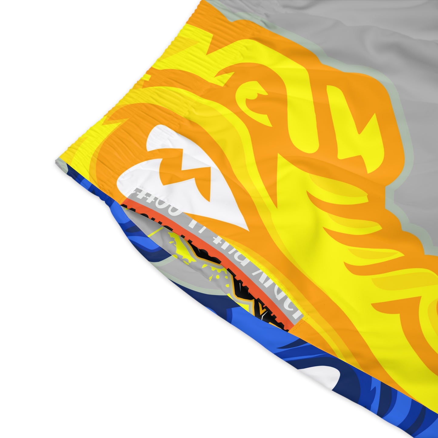 Grey Flawdawear Limited Edition OG Rich Daddy “Will We Do A Show Gladly But U Gotta Pay Us In Bags G” Men’s Jogguz Playuz Shorts