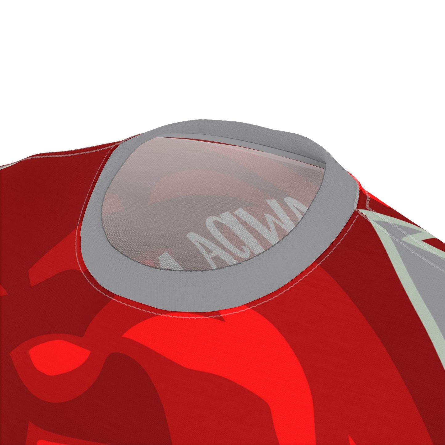 Grey/Red Flawdawear Limited Edition OG Alligator Playuz “Flawda Mane Put Dat Smoke On You” Unisex Cut & Sew Playuz Tee