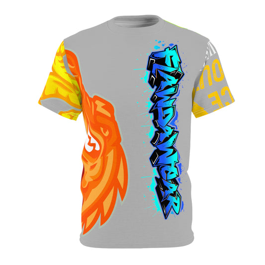 Light Grey Flawdawear Limited Edition OG Flawda Mane “My Piece Stand Out Like A Sailboat” Unisex Cut & Sew Playuz Tee