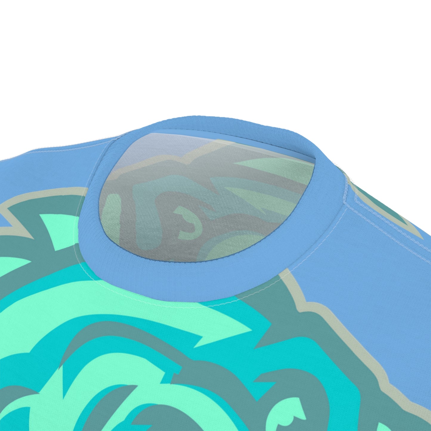 Light Blue/Mint Flawdawear Limited Edition OG Flawda Mane “Ribs Cook’n N’ Tha Yard” Unisex Cut & Sew Playuz Tee