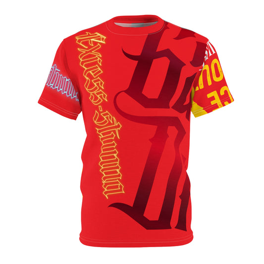 Red Gator Drip Exclusive Supa-Heavy Excess-Stunna Hypa-Flex Limited Edition OG Flawda Mane “My Piece Stand Out Like A Sailboat” Unisex Cut & Sew Playuz Tee