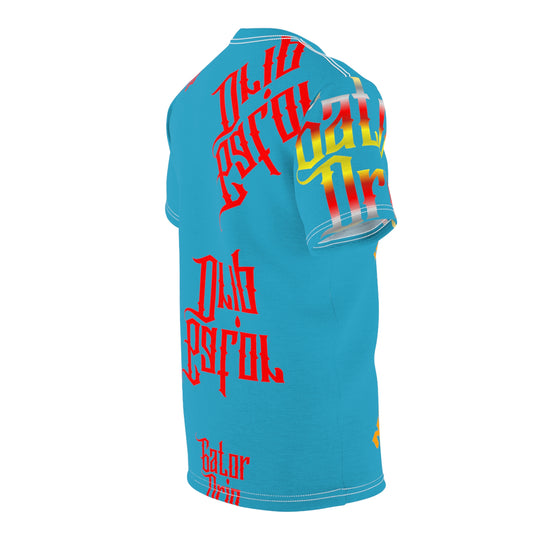 Turquoise Gator Drip Exclusive Supa-Heavy Excess-Stunna Hypa-Flex Men’s Unisex Cut & Sew Playuz Tee