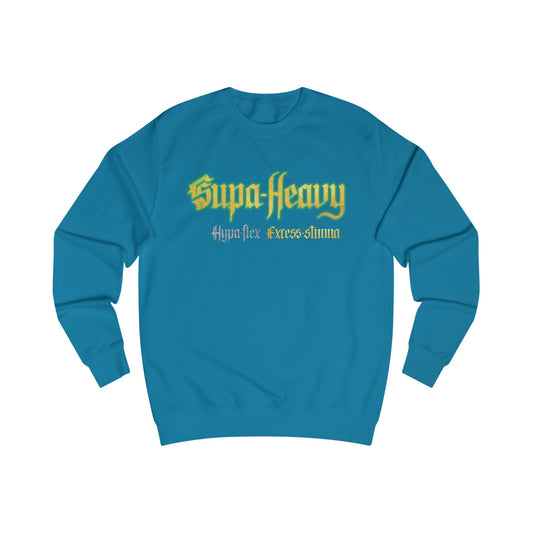 Sapphire Blue Gator Drip Exclusive Supa-Heavy Excess-Stunna Hypa-Flex Limited Edition OG “Excess-Stunna Collection” Men's Playuz Sweatshirt