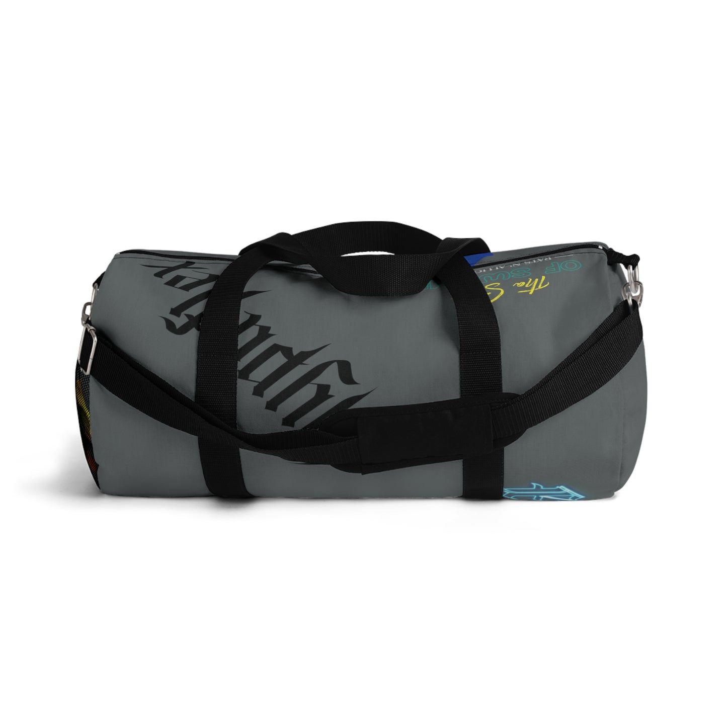 Dark Grey Gator Drip Exclusive Supa-Heavy Excess-Stunna Hypa-Flex Limited Edition OG Flawda Mane “Tha State Of Swamp Rats N’ Alligators” Duffel Playuz Bag