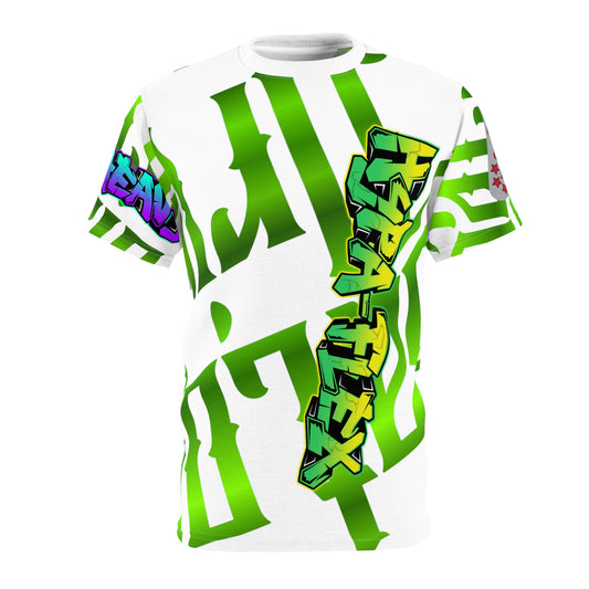 White Gator Drip Exclusive Supa-Heavy Excess-Stunna Hypa-Flex Limited Edition OG Flawda Mane “From Ramen Noodles To 5 Star" Unisex Cut & Sew Playuz Tee