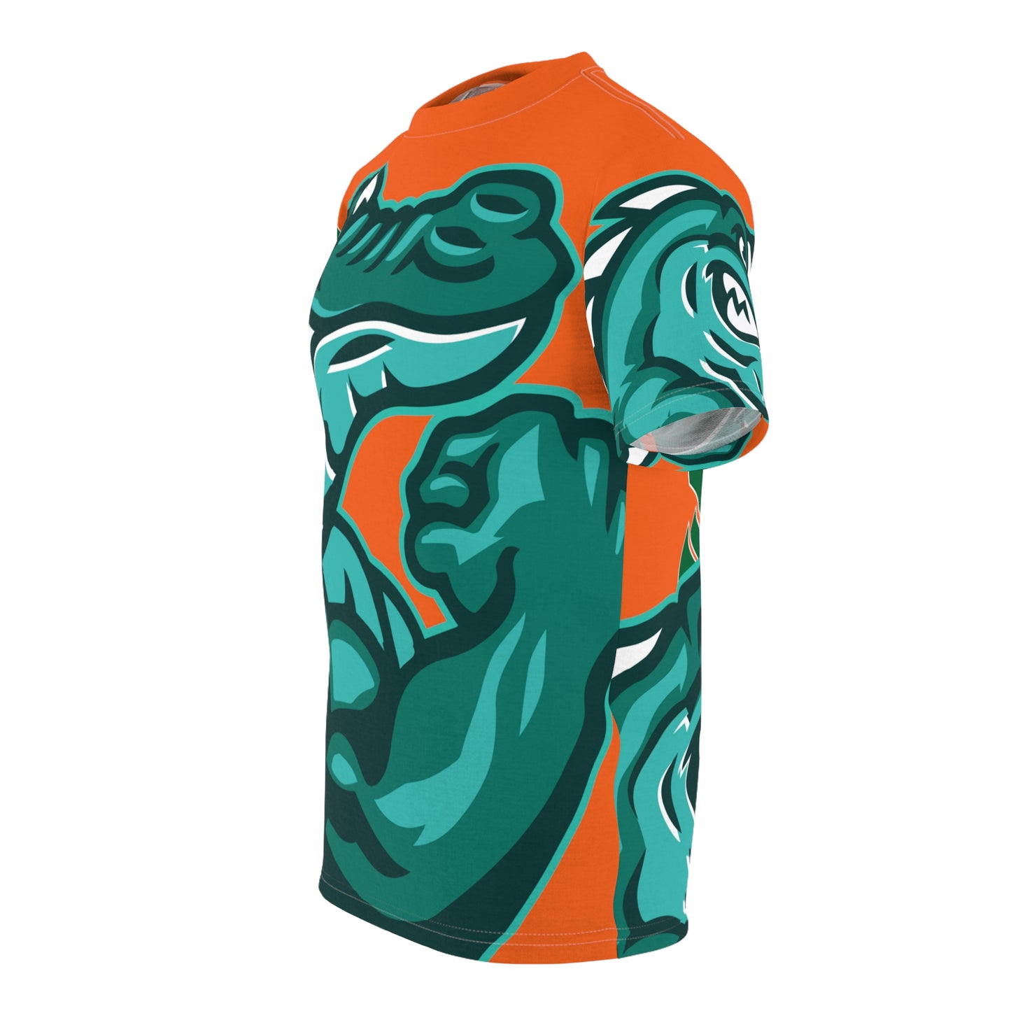 Orange Flawdawear Limited Edition OG Flawda Mane “Flawda Mane Ridn Hummuz All Summa.” Unisex Cut & Sew Playuz Tee