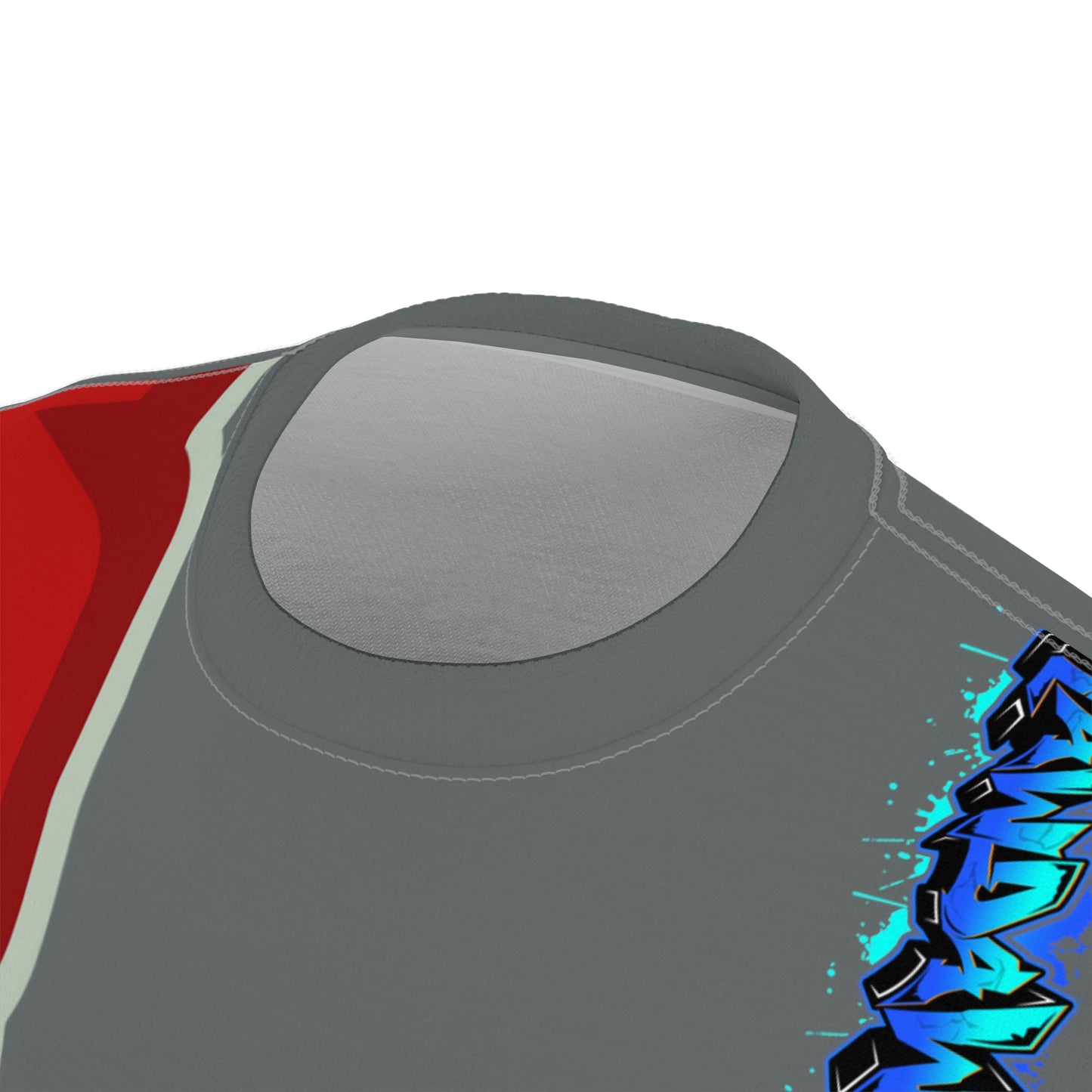 Dark Grey Flawdawear Limited Edition OG Flawda Mane “Tha State Of Swamp Rats N’ Alligators” Unisex Cut & Sew Playuz Tee