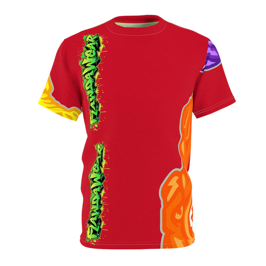 Dark Red Flawdawear Limited Edition OG Rich Daddy “Rich Daddy AKA What U Tell’n ME?” Unisex Cut & Sew Playuz Tee