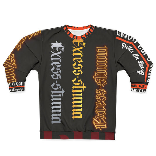 Black Gator Drip Exclusive Supa-Heavy Excess-Stunna Hypa-Flex Limited Edition OG Rich Daddy “Will We Do A Show Gladly But U Gotta Pay Us In Bags G” Unisex Playuz Sweatshirt