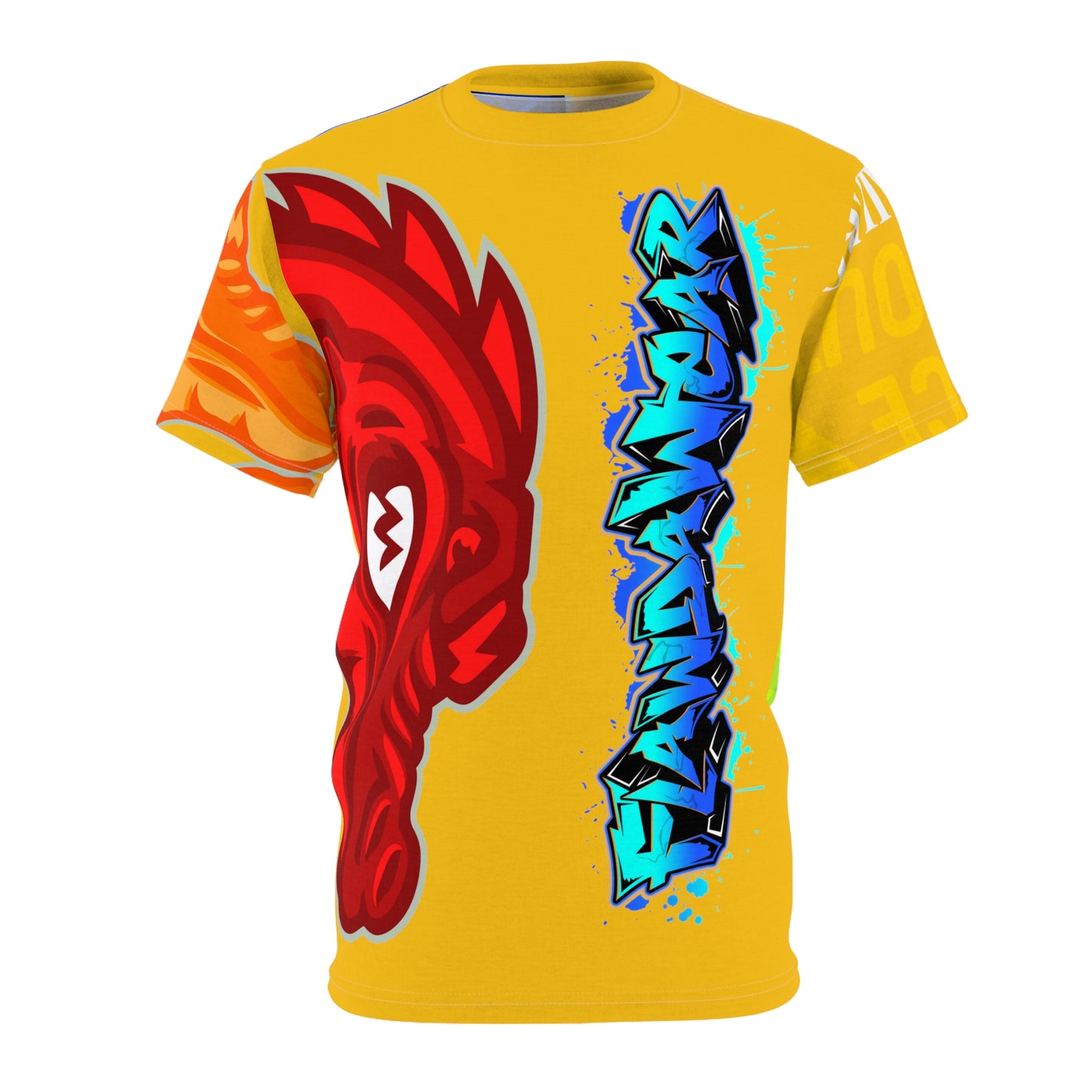 Yellow Flawdawear Limited Edition OG Flawda Mane “My Piece Stand Out Like A Sailboat” Unisex Cut & Sew Playuz Tee