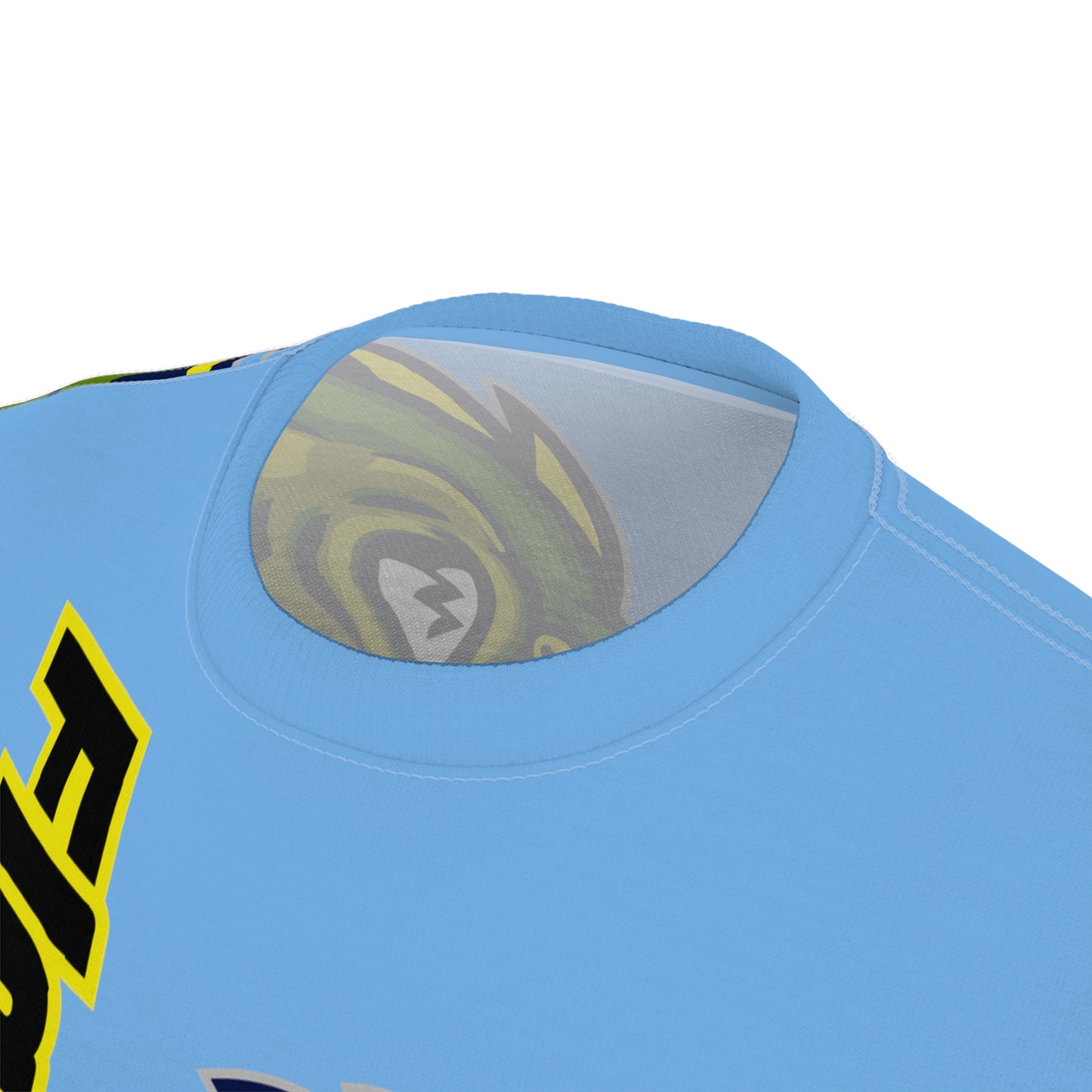 Light Blue Flawdawear Limited Edition OG Flawda Mane “Came Up Frum Tha Creek N’ I Got It Good” Unisex Cut & Sew Playuz Tee