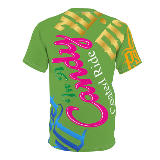 Lizard Gator Drip Exclusive Supa-Heavy Excess-Stunna Flex Alligator Playuz Limited Edition OG Multi-Logo Flawda Mane “In A Candy Coated Ride” Unisex Cut & Sew Playuz Tee