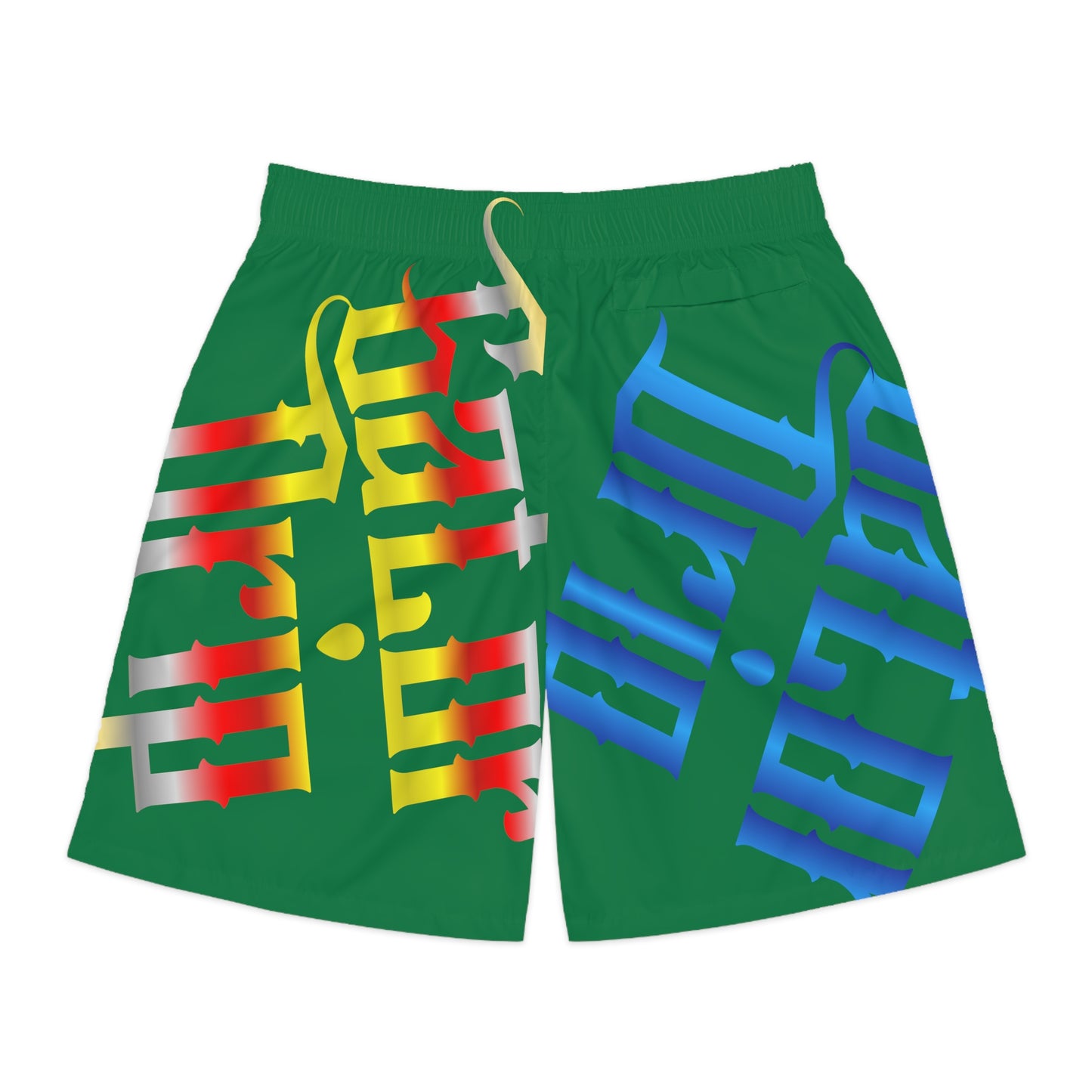 Green Gator Drip Exclusive Supa-Heavy Excess-Stunna Flex Alligator Playuz Limited Edition OG Multi-Logo Rich Daddy “We Out In Tha Country Past Tha Cattle Ranch” Men’s Jogguz Playuz Shorts