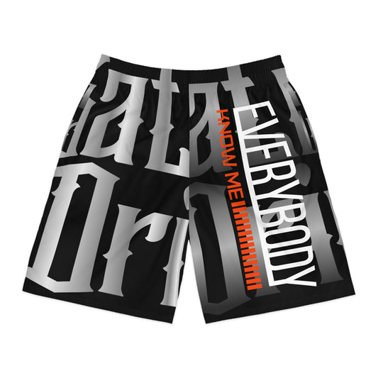Black Gator Drip Exclusive Supa-Heavy Excess-Stunna Hypa-Flex Limited Edition OG Flawda Mane “Everybody Know Me” Men’s Jogguz Playuz Shorts