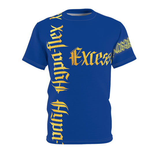 Dark Blue Gator Drip Exclusive Supa-Heavy Excess-Stunna Hypa-Flex Limited Edition OG “Excess-Stunna Collection” Unisex Cut & Sew Playuz Tee