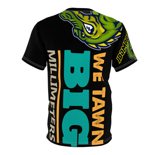 Black Flawdawear Limited Edition OG Rich Daddy “We Tawn Big Millimeters” Unisex Cut & Sew Playuz Tee