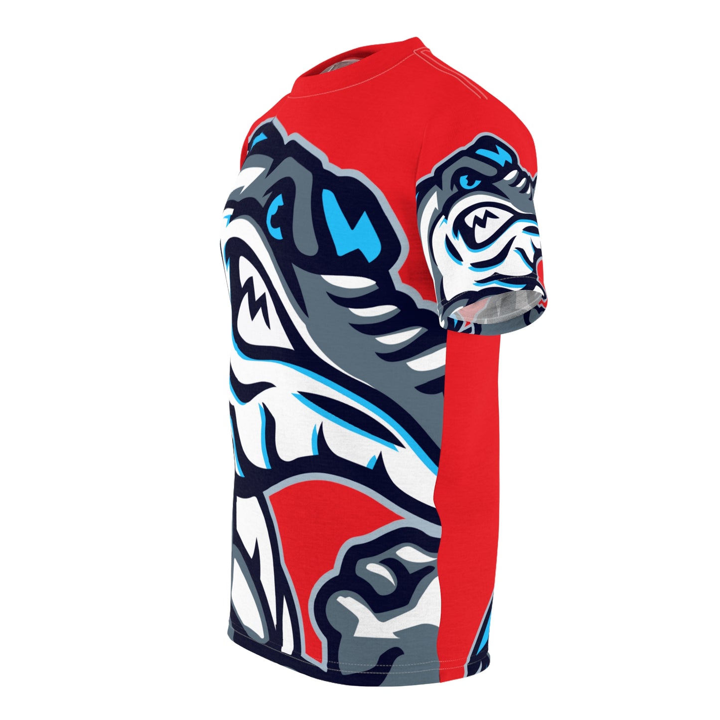 Red Flawdawear Limited Edition OG Flawda Mane “Slab Out Front Terring Up Tha Grass” Unisex Cut & Sew Playuz Tee