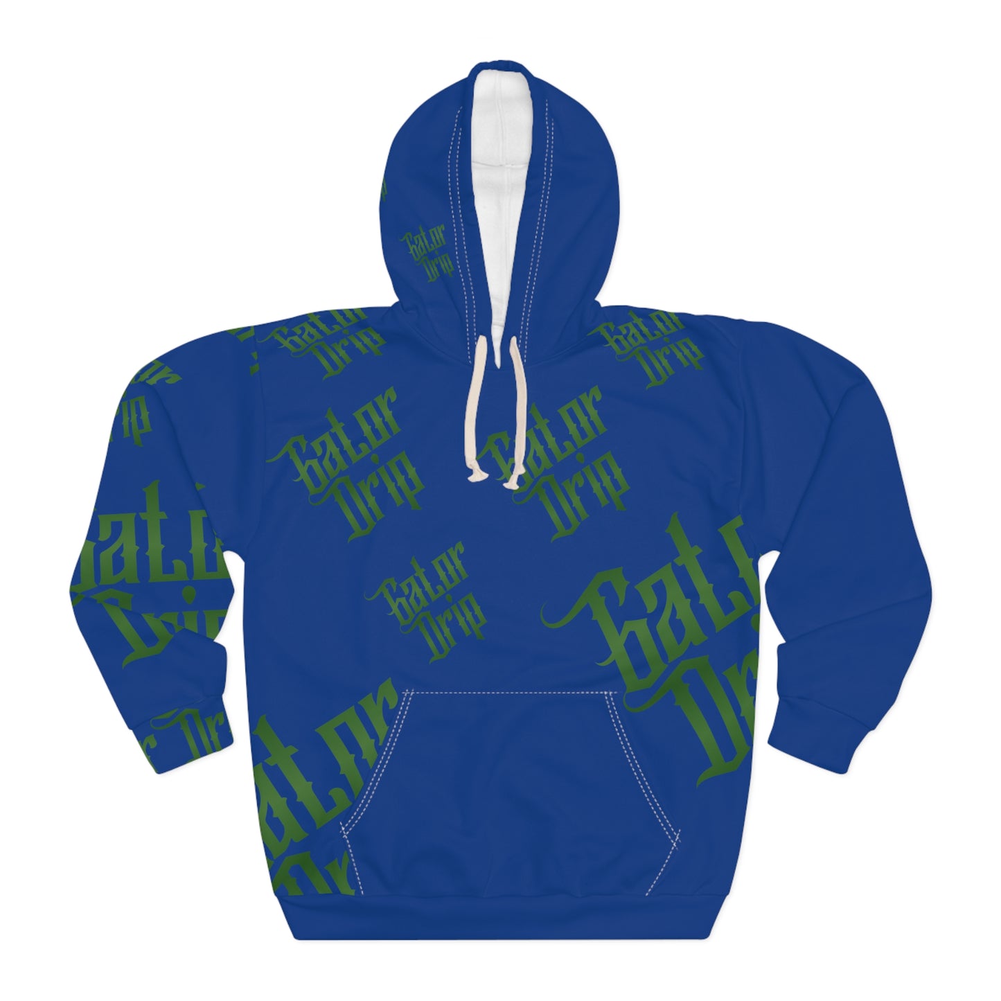 Dark Blue Gator Drip Exclusive Supa-Heavy Excess-Stunna Hypa-Flex Limited Edition OG Flawda Mane "A Hatuh Gave Me Everythang" Unisex Pullover Playuz Hoodie