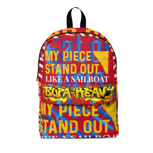 Red Gator Drip Exclusive Supa-Heavy Excess-Stunna Hypa-Flex Limited Edition OG Flawda Mane “My Piece Stand Out Like A Sailboat” Classic Playuz Backpack