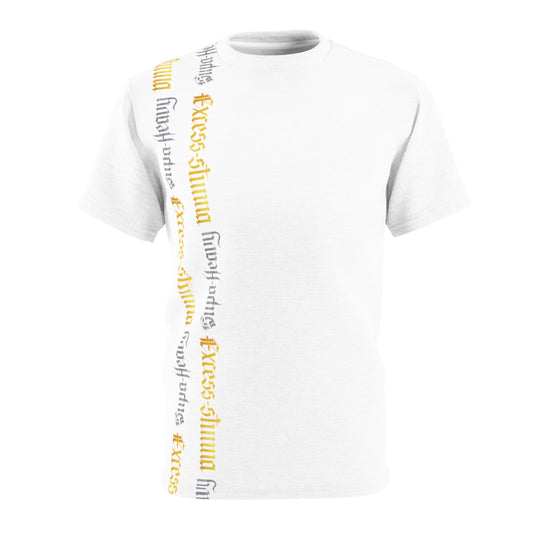 White Gator Drip Exclusive Supa-Heavy Excess-Stunna Hypa-Flex Limited Edition OG “Excess-Stunna Collection” Unisex Cut & Sew Playuz Tee