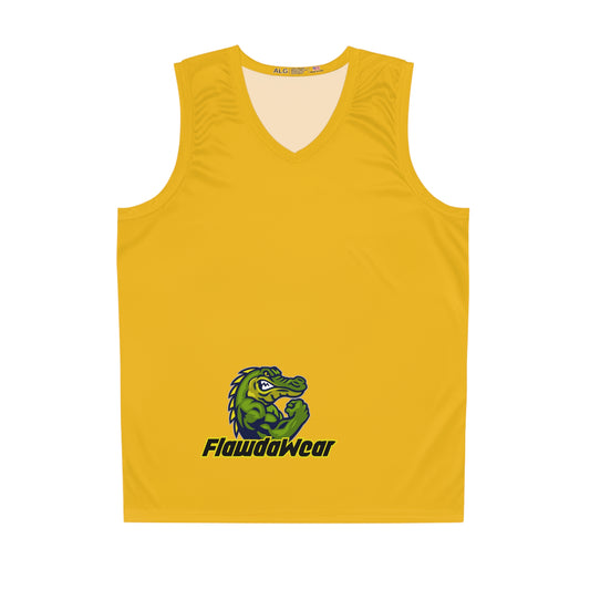 Yellow Flawdawear Limited Edition OG Rich Daddy "Pastry Chef Cake My Witnih" Basketball Playuz Jersey