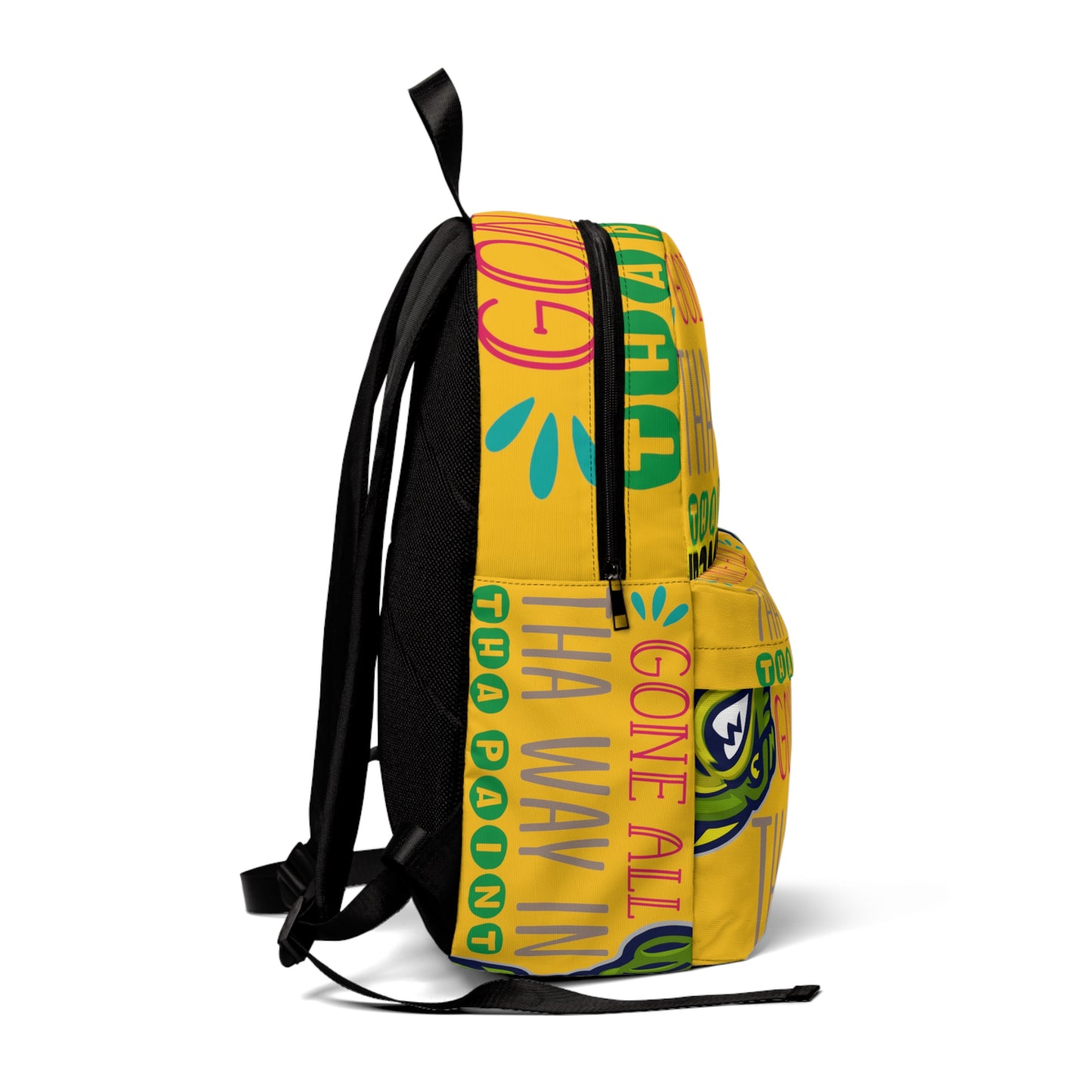 Yellow Flawdawear Limited Edition OG Alligator Playuz "Gone All Tha Way In Tha Paint" Classic Backpack