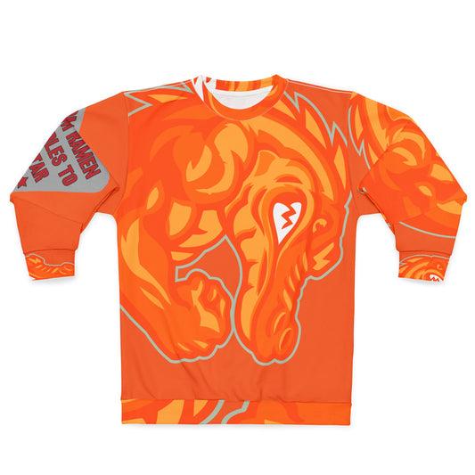 Orange Flawdawear Limited Edition OG Flawda Mane “From Ramen Noodles To 5 Star” Unisex Playuz Sweatshirt