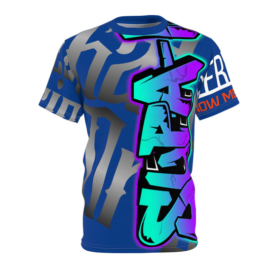 Blue Gator Drip Exclusive Supa-Heavy Excess-Stunna Hypa-Flex Limited Edition OG Flawda Mane “Everybody Know Me” Unisex Cut & Sew Playuz Tee