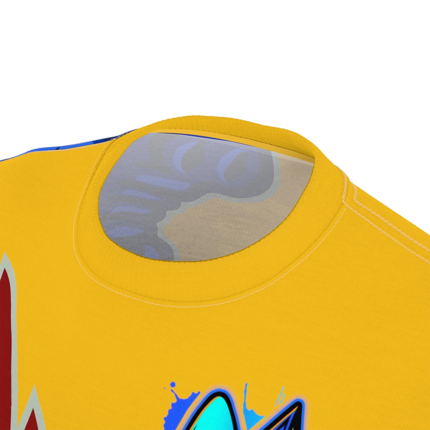 Yellow Flawdawear Limited Edition OG Flawda Mane “My Piece Stand Out Like A Sailboat” Unisex Cut & Sew Playuz Tee