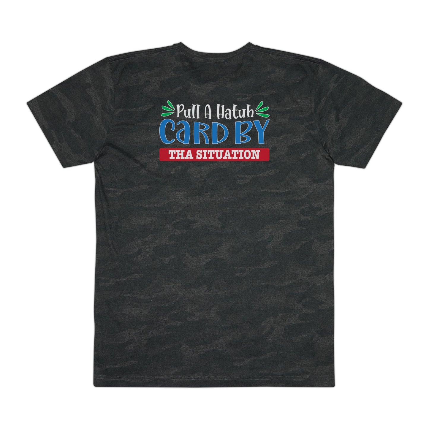 Storm Camo Gator Drip Exclusive Supa-Heavy Excess-Stunna Hypa-Flex Limited Edition OG Rich Daddy "Pull A Hatuh Card By Tha Situation" Men's Fine Playuz Jersey Tee